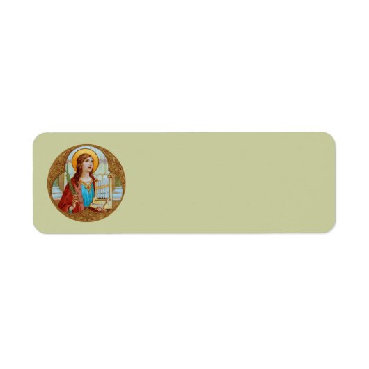 St. Cecilia van Rome (BK 003) Etiket (Voorkant)