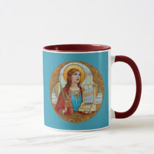 St. Cecilia van Rome (BK 003) koffiemok 2 Mok