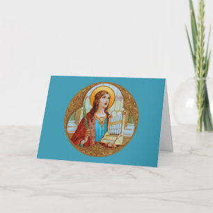 St. Cecilia van Rome (BK 003) Lege Wenskaart Kaart