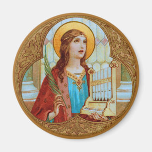 St. Cecilia van Rome (BK 003) Magneet