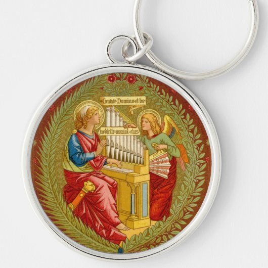 St. Cecilia van Rome (SNV 36) Sleutelhanger (Voorkant)