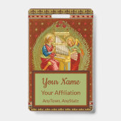 St. Cecilia van Rome (SNV 36, Stijl 3) Badge (Achterkant)