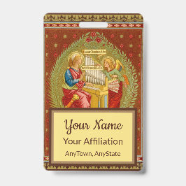 St. Cecilia van Rome (SNV 36, Stijl 3) Badge