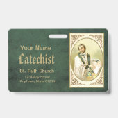 St. César de Bus (SLE 001) Badge (Achterkant)