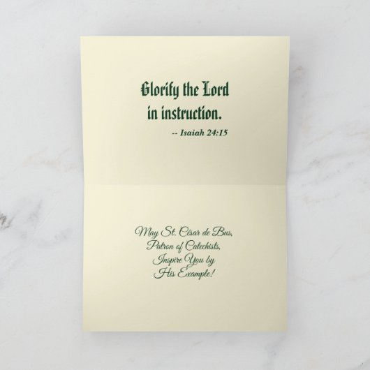 St. César de Bus (SLE 001) kaart (Binnen)