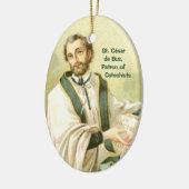 St. César de Bus (SLE 001) Keramisch Ornament (Links)