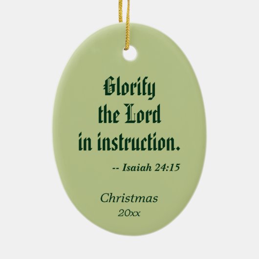 St. César de Bus (SLE 001) Keramisch Ornament (Achterkant)