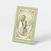 St. César de Bus (SLE 001) Reclamebord Met Voetstuk (Voorkant)