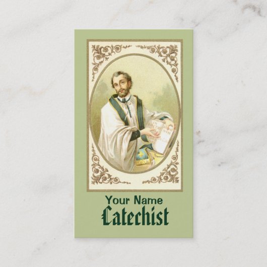 St. César de Bus (SLE 001) Visitekaartje (Voorkant)