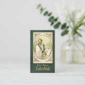 St. César de Bus (SLE 001) Visitekaartje (Staand voorkant)