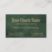 St. César de Bus (SLE 001) Visitekaartje (Achterkant)