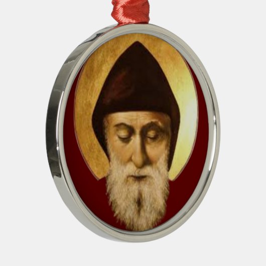St. Charbel Makhlouf Metalen Ornament (Rechts)