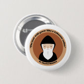 St. Charbel Makhluf Ronde Button 5,7 Cm (Voorkant /achterkant)