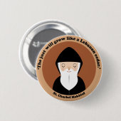 St. Charbel Makhluf Ronde Button 5,7 Cm (Voorkant /achterkant)