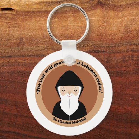 St. Charbel Makhluf Sleutelhanger (Voorkant)