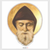 St. Charbel, maronitische kerk Sticker (Vel)
