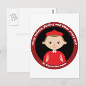St. Charles Borromeo Briefkaart (Voorkant / Achterkant)
