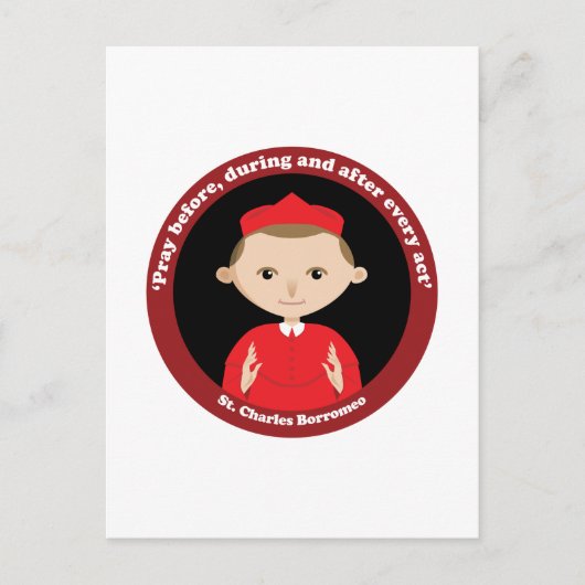 St. Charles Borromeo Briefkaart (Voorkant)