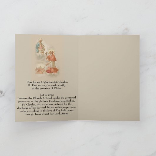 St. Charles Borromeo Kaart (Binnen)