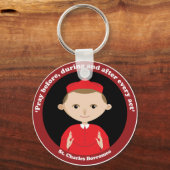 St. Charles Borromeo Sleutelhanger (Voorkant)