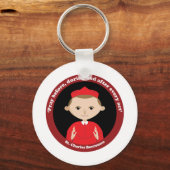 St. Charles Borromeo Sleutelhanger (Voorkant)