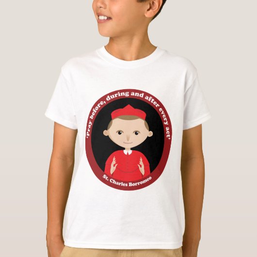 St. Charles Borromeo T-shirt (Voorkant)