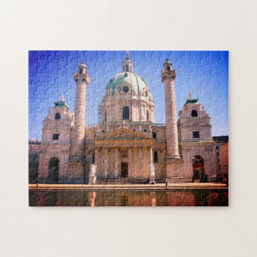 st charles chuch wenen legpuzzel (Horizontaal)