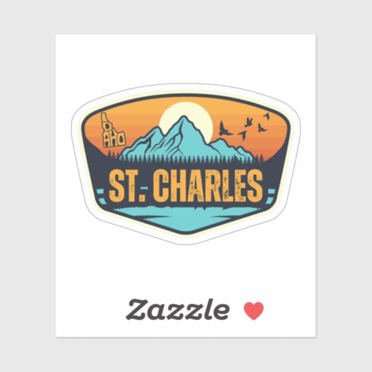 St. Charles, Idaho Sticker (Vel)