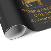 St Charles Illinois DAIRY KOE MILK CREAM 1899 Cadeaupapier (Rol Hoek)