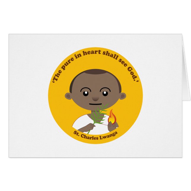 St. Charles Lwanga (Voorkant Horizontaal)