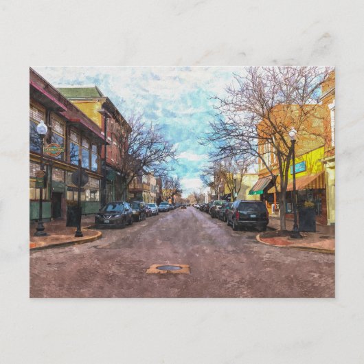 St Charles Main St Painterly Briefkaart (Voorkant)