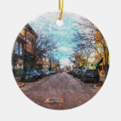 St Charles Main St Painterly Keramisch Ornament (Voorkant)