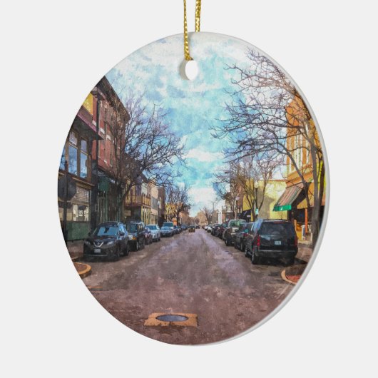 St Charles Main St Painterly Keramisch Ornament (Links)