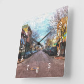 St Charles Main St Painterly Wandklok (Hoek)