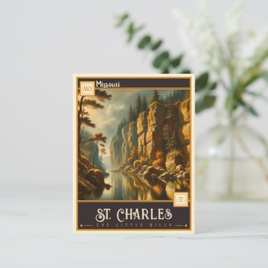 St. Charles, Missouri |  Briefkaart (Staand voorkant)