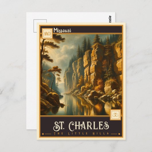 St. Charles, Missouri |  Briefkaart (Voorkant / Achterkant)