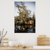 St Charles Parish Swamp Reflections Poster (Keuken)