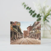 St. Charles Street New Orleans 1900 Briefkaart (Staand voorkant)