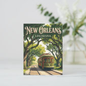 St. Charles Streetcar VS Briefkaart (Staand voorkant)