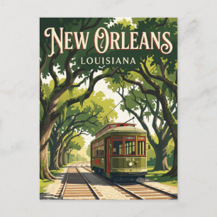 St. Charles Streetcar VS Briefkaart