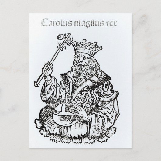 St. Charles uit 'Liber Chronicarum' Briefkaart (Voorkant)