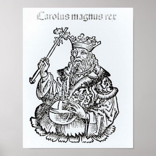 St. Charles uit 'Liber Chronicarum' Poster (Voorkant)