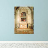 St. Christina Altarpart Canvas Afdruk (Insitu (Houten vloer))