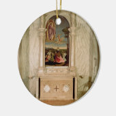 St. Christina Altarpart Keramisch Ornament (Links)