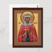 St. Christina Prayer Card Briefkaart (Voorkant / Achterkant)