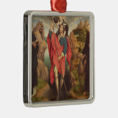 St. Christopher , 1484 Metalen Ornament (Rechts)