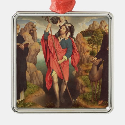 St. Christopher , 1484 Metalen Ornament (Voorkant)