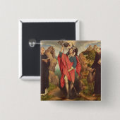 St. Christopher , 1484 Vierkante Button 5,1 Cm (Voorkant /achterkant)