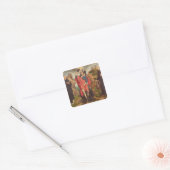 St. Christopher , 1484 Vierkante Sticker (Envelop)