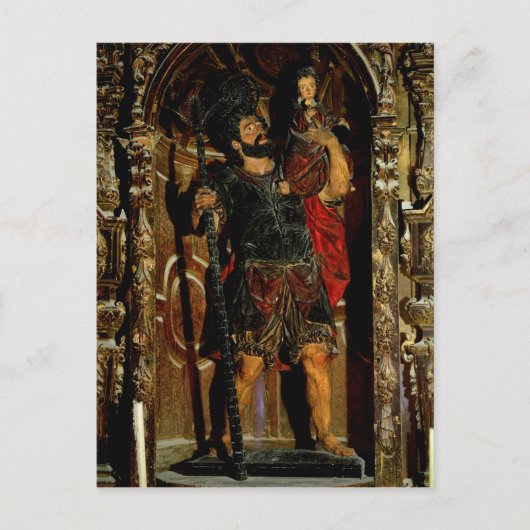 St. Christopher, 1597 Briefkaart (Voorkant)